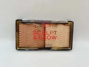 Revolution PRO Sculpt& Glow Light-medium Highlight Sculpt Bronzer Powder NEU - Bild 1 von 4