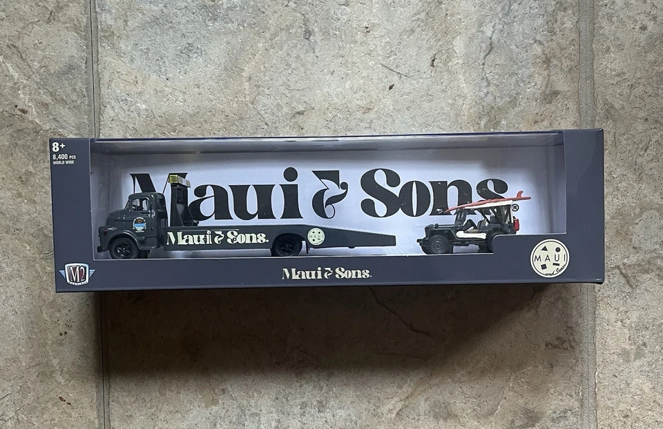 Camión Dodge COE 1958 Maui & Sons 2022 M2 Machines y Jeep MB R61 1944 22-29 Foto 1 de 4