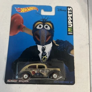 Hot Wheels The Muppets Show Gonzo Fat Fendered '40 Real Riders Metal Car - Picture 1 of 4