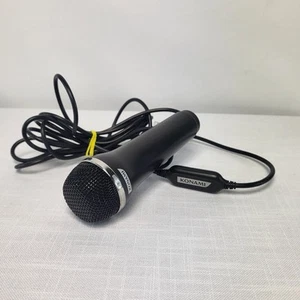 Logitech Konami USB Wired Microphone for Wii PS2 PS3 XBOX 360 & PC E-UR20 Black - Picture 1 of 6