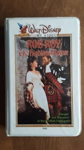 Disney Rob Roy: Highland Rogue VHS 1st Edition White Clamshell Richard Todd - Bild 1 von 4