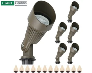 5W Outdoor Spotlights (6-Pack) 12V Low Voltage Spotlights - Landscape Spotlights - Picture 1 of 11