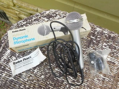 Radio Shack HIGHBALL-2 DYNAMIC MICROPHONE #33-985 F Excellent Cond - Image 1 of 4