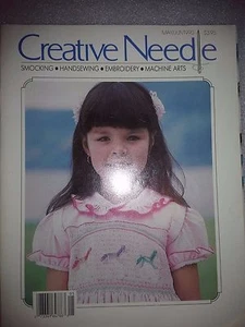 Creative Needle Magazine Back Issue May/Jun 1990 Handsewing Smocking Embroidery - Bild 1 von 1