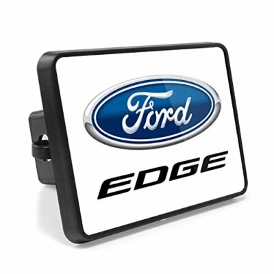 Ford Edge UV gráfico placa de metal blanco en plástico ABS cubierta de enganche de remolque de 2 pulgadas Foto 1 de 4
