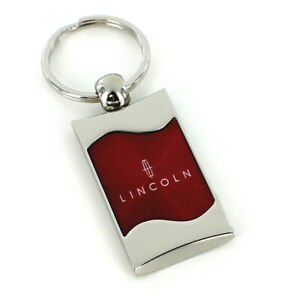 Lincoln Spun Key Fob (Red)