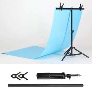 Photography Background Backdrop Paper Cloth Holder Stand Bracket Prop Studio Kit - Picture 1 of 13