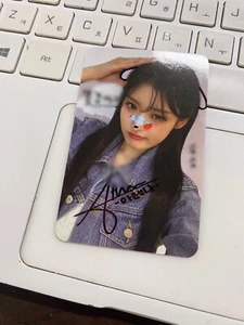FIFTY FIFTY - 2nd EP Love Tune GREEN UNIVERSE VC ATHENA autographed PHOTOCARD - Picture 1 of 1