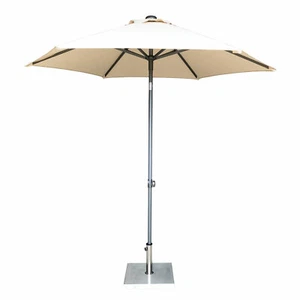 Shelta Harbord 2.5m Hexagonal Aluminium Patio Outdoor Umbrella Natural Beige - Picture 1 of 7