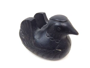 4C Japanisch? Bildschirm Entenhalter Gusseisen PTD schwarze Oberfläche über 3 Pfund Gewicht - Bild 1 von 5