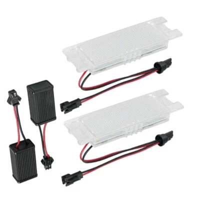 Xenon White LED License Plate Light Clear Cover For Opel Zafira B 2005-2011 - Image 1 of 4
