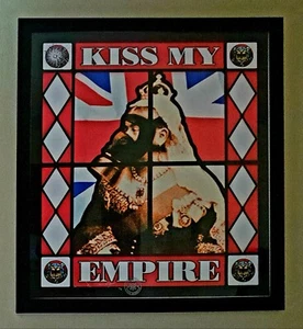 James Cauty ~ "KISS MY EMPIRE WINDOW" ~ Framed Print 2007 ~ Signed ~ Edn #/100 - Picture 1 of 10