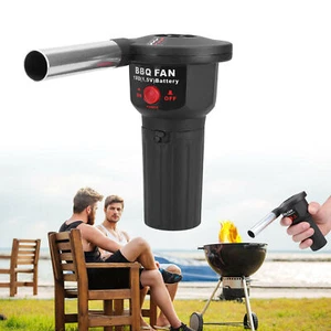 Grillfön Grillgebläse BBQ Fan Grillanzünder Kohleanzünder Grill Fön Ventilator - Bild 1 von 9
