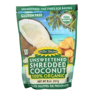 Let's Do Organics Organic Shredded - Coconut - Case of 12 - 8 oz. - Picture 1 of 2