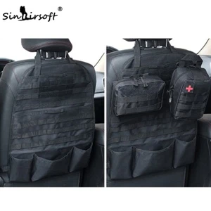 Tactical Car Seat Back Cover Organizer Molle Panel Universal Vehicle Storage Pad - Picture 1 of 7