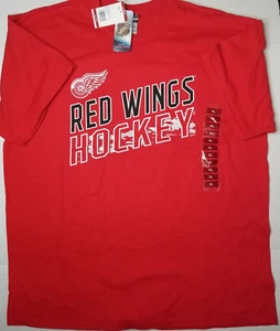 NHL Detroit Red Wings Hockey T Shirt Mens Size XL NHL Licensed New With Tags - Picture 1 of 6