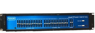 MXR Model 124, Dual 15 Band EQ - Vintage dual 15 Band Equalizer - Rack Mount - Image 1 of 4