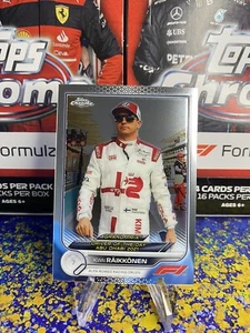 2022 Topps Chrome F1 Kimi Raikkonen Driver of the Day Alfa Romeo Abu Dhabi 2021 - Foto 1 di 2