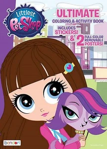 NEW Littlest Pet Shop 32-Page Ultimate Activity Book w/ Stickers and 2 Posters - Picture 1 of 1