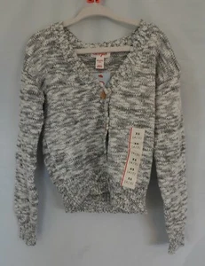 Cat & Jack Boys Button Down Cardigan Sweater Gray XS 4/5 NWT - Picture 1 of 4