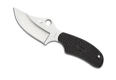 Spyderco ARK Fixed Blade Knife, 2.56" H-1 Steel Blade, PlainEdge - FB35PBK - Image 1 of 2