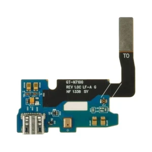 Charge Port with Flex Cable for Samsung N7100 Galaxy Note II Rev 1.0 Power  - Picture 1 of 2