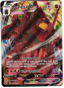 Pokemon Coalossal VMAX 99/185 SWSH: Vivid Voltage - Imagen 1 de 3