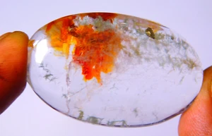 Enhydro Quartz Crystal Marcasite Cabochon Loose Gemstone 154 Cts. ME-8217 - Picture 1 of 8