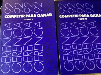 Competir Para Ganar Tomo 1 Y Tomo 2. Spanish Edition-(venezolanos Ejecutivos) - Image 1 of 4