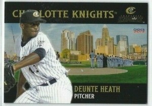 2014 Charlotte Knights (Triple A-Chicago White Sox) Deunte Heath