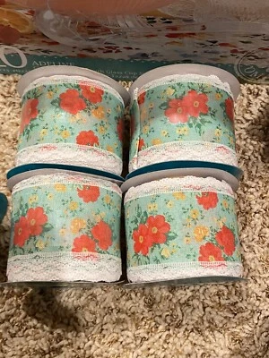 Pioneer Woman 3” Decorative Ribbon - Vintage Floral (3” x 21’) Holiday 2020 Ed. - Image 1 of 3