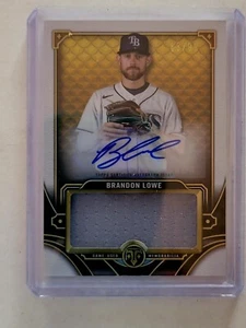 2022 Triple Threads Brandon Lowe Jumbo Patch Auto 99 - Bild 1 von 2