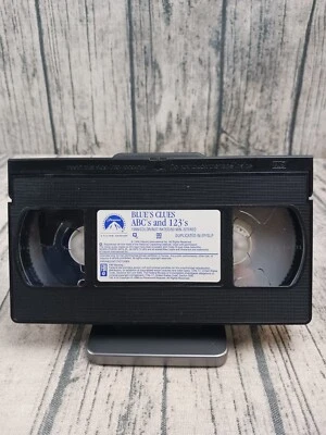 Blue's Clues ABC's & 123's (VHS, 1999, Paramount) Pre-Owned - Tape Only - Image 1 of 2