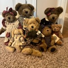 Boyds Bears Plush Stuffed Animal Lot of 7 Various Sizes Some W Original Tags