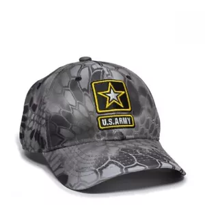 CAP - U.S. ARMY LOGO HAT KRYPTEK RAID CAMO ARMY01 K901 - Picture 1 of 3