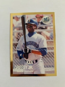 1991 Ken Griffey Jr. Gold Promo Card #91G-2 LIMITED - Seattle Mariners RARE ! - Picture 1 of 2