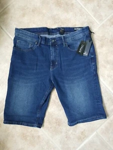 Buffalo David Bitton Evan-x Dark Worked Denim Shorts, Size 36 - Picture 1 of 6