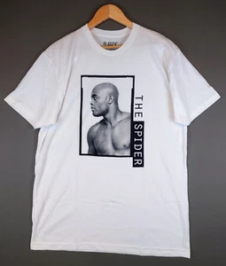 UFC Anderson Silva The Spider Short Sleeve T Shirt White Men's Large MMA Tee - Picture 1 of 11