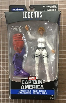 Marvel Legends Series Capitán América Agentes del Escudo Figura Calavera Roja BAF Nuevo Foto 1 de 4