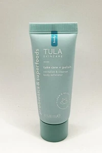 Tula Skincare Take Care + Polish Revitalize & Cleanse Body Exfoliator 0.5 oz/15g - Picture 1 of 3