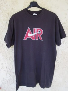 T-shirt NIKE AIR vintage 90's années 90 made in USA noir XL - Foto 1 di 6