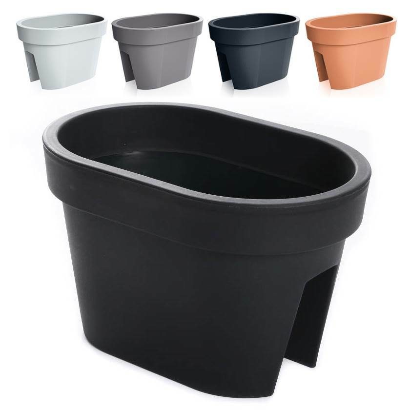 Produktbild von Gelu00e4nder Balkon Blumenkasten Balkonkasten Blumentopf Blumenku00fcbel Terrakotta