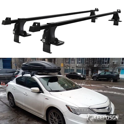 Bagagem de teto desencapado 54" barra transversal caiaque transportadora de carga para Acura ILX RSX Sedan - Imagem 1 de 4