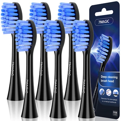 7MAGIC 2/4/6 Stück D26 Ersatzbürsten für elektrische Zahnbürsten DHL