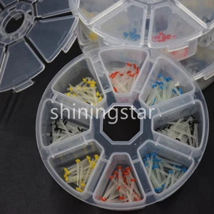 200 Pcs Dental Fiber Post Quartz Root Canal Pins Crown Build-Up Straight/Screw - Picture 1 of 12