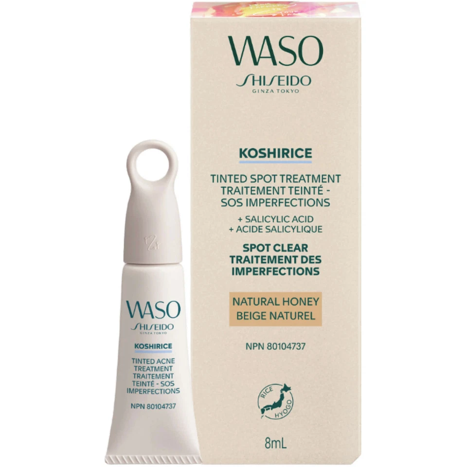 Shiseido WASO KOSHIRICE Tratamento de Acne Colorido 2 Mancha de Mel Natural Transparente 8ml NOVO - Imagem 1 de 1
