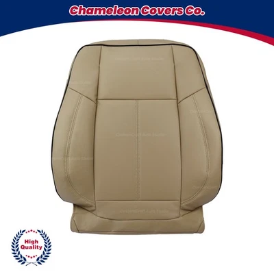 2006 to 2010 Fits Hummer H3 Front Driver Top Leather Seat Cover Black - Image 1 of 4