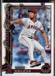 Yusei Kikuchi - 2025 Topps Holiday #H59 Los Angeles Angels - Imagen 1 de 2