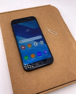 Samsung A5 A520F 2017 32GB- Unlocked Smartphone Phone Black , Warranty, Fast -UK - Picture 1 of 20