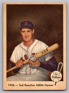 1959 FLEER TED WILLIAMS #57 1956 - TED REACHES 400th HOMER - Picture 1 of 3